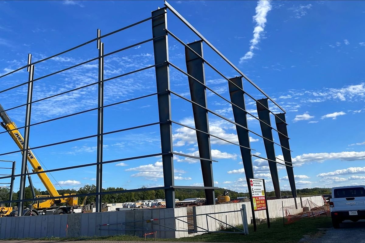 Endwall columns — pre-engineered metal building project
